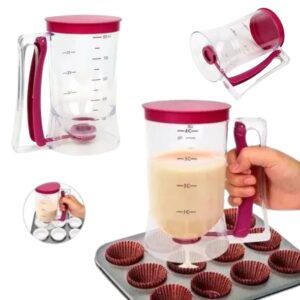 Copo Dispenser Dosador de Massas para Cupcakes e Panquecas
